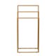 ModernHome Freestanding Towel Stand, 3 Tiers, Metal, Gold