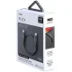 Uniq Flex Cable USB-C- Lightning 18W nylon 30cm grey/charcoal grey
