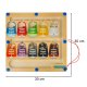 Magnetic Maze Montessori Learning Colors and Counting, shoes
