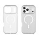 Magnetic Abrasive Phone Case Cover iPhone 17 Pro Max Compatible with MagSafe - Matte White