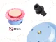 Children pottery creative set with clay and paints, 600g