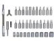 Tool Set with Torx Bits and Socket Wrenches 5-14mm, 38 Pieces
