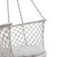 Stork\'s Nest Garden Swing with Backrest and Cushion, Grey, 80 cm, 150 kg