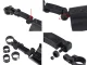 Bicycle Mudguards Front and Rear Set, 2 pcs, Black