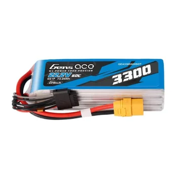 Gens Ace G-Tech 3300mAh 22.2V 60C 6S1P XT90 LiPo Battery