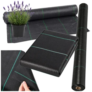 DIVODV Anti-Weed Agrotextile 70g/m² 1x30m, Black
