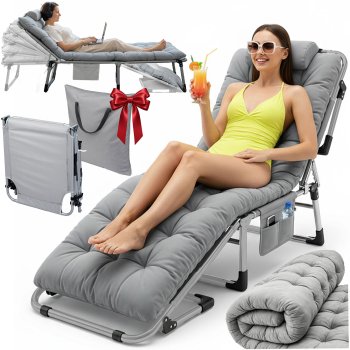 Folding Garden Lounger and Camping Bed Sofotel ChillWell Dream