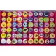 Kruzzel Kids Stamp Set, 60 pcs, Animals and Emojis