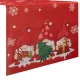 Ruhhy 22484 Christmas Table Runner with Gnomes, 150x40 cm, Red