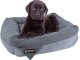 Soft Pet Bed for Dogs and Cats, 55x55 cm, Grey