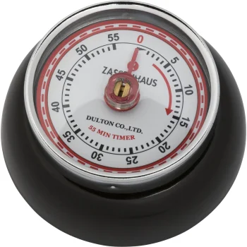 Zassenhaus Speed Mechanical Kitchen Timer, Black