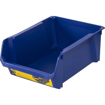 Stanley Open-Front Storage Bin 5 for Tools and Small Parts, Blue