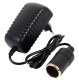 230V to 12V Power Adapter with Car Lighter Socket, 2A 24W, black