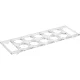 Marcato Ravioli Tablet Ravioli Tray with Rolling Pin, Powder Pink