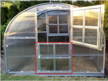 Additional Door for KLASIKA Greenhouses 100 x 100 cm, without Coating