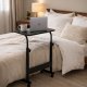 Adjustable Mobile Laptop Desk ModernHome, C-Shaped Side Table for Sofa, Black