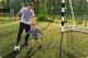Neo-Sport NS-465 Soccer Goal 300x200x120 cm, Black-White | Durable Football Net