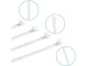 Cable Ties 2.5x100 mm, 100 pcs, White