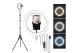 APEXEL Pastāvīgās dienas gaismas komplekts ar statīvu + LED | Tripod Mount + LED Ring Photo Video Light