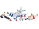 Police Airplane Transporter with 6 Cars