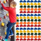 Kruzzel Colorful Kids Climbing Holds, 100 pcs + Screws