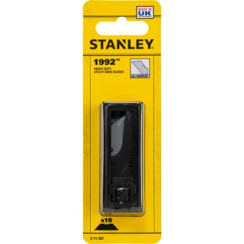 Stanley 1992 Trapezoid Utility Blades 62 mm, 10 Pack, Silver