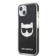 Apple iPhone 13 6.1\" Karl Lagerfeld Choupette Head Case Cover (KLHCP13MTPECK), Black