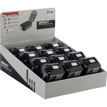 Makita Impact Black Bit Set E-03090, 31 pcs, Display 12 pcs