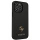 Guess Saffiano 4G Small Metal Logo Case for iPhone 13 Pro / 13, Black