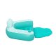 Надувное кресло для плавания Bestway Comfort Plush Pro, 145x120 см, синий/белый