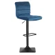 Sofotel Drava Bar Stool with Backrest, Blue