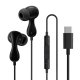 Baseus Encok CZ20 In-Ear Wired USB-C Headphones - Black
