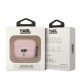 Karl Lagerfeld Чехол для AirPods 3 Silicone Karl\'s Head 3D Розовый