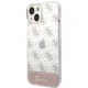 Guess 4G Pattern Script Case for iPhone 14 Plus Pink