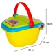 Kids Picnic Basket with Play Food, Fast Food Pizza and Burger