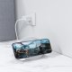 Devia I-M3 3-in-1 Bluetooth Speaker with 15W Wireless Charger and RGB Lamp, White