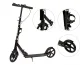 Foldable City Scooter for Kids and Teens Adjustable Height 95-105 cm 200mm Wheels