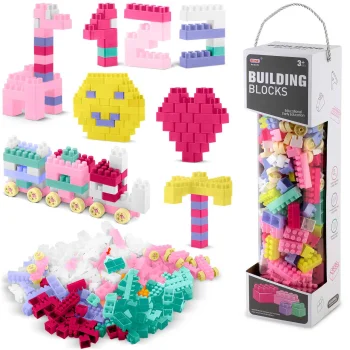 Ricokids RK-761 Large Building Blocks Set 300 Pcs Pastel