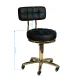 Cosmetic Stool Gold AM-961 Black