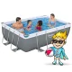 Bestway 56629N Frame Pool Set (282x196x84 cm) with Accessories