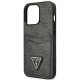Apple iPhone 13 Pro 6.1\'\' Guess 4G Triangle Logo Cardslot Case Cover, Black