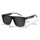 Trizand Polarized Sports Sunglasses Outdoor Sports Cycling Glasses UV400 + Case, Black