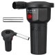 BBQ Electric Fan Air Blower for Outdoor Camping Picnic Fireplace Charcoal Grill Barbecue, Black