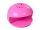 Portable nail dryer, battery operated, pink