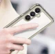 Outer Space Case for Samsung Galaxy S25 Edge Flexible Frame Cover, Translucent Black