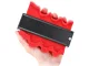 Contour Gauge Profile Tool for Shape Duplication 14.5 cm, Red