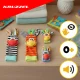 Kruzzel Baby Rattle Set 4 pcs (25068)