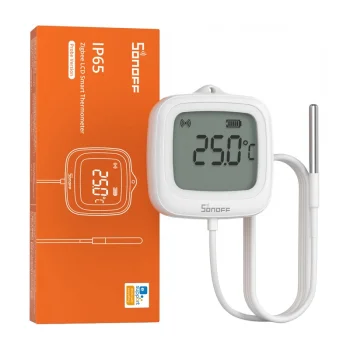 Zigbee LCD Temperature Sensor Sonoff SNZB-02LD with Probe