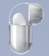 Case for AirPods 2 / AirPods 1, Polycarbonate, Transparent