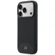 Mercedes Leather Wood Effect Curve MagSafe Case for iPhone 17 Pro Black